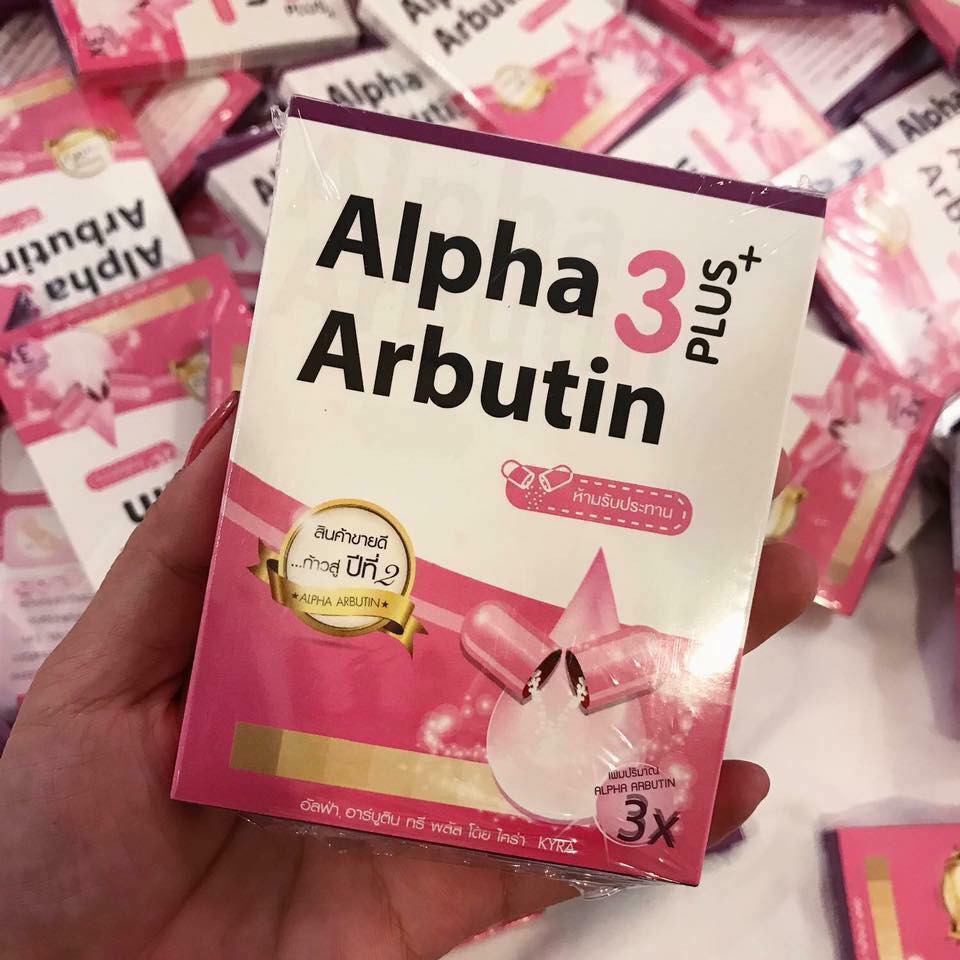 Viên trắng da Alpha Arbutin