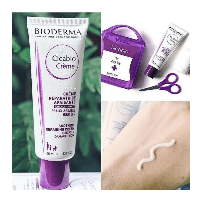 [Auth 100%] Kem dưỡng bioderma tím cicabio creme -cosmetic999