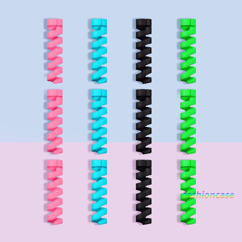 Phụ kiện bảo vệ dây cáp sạc Android Apple USB 2021 bằng silicone mới