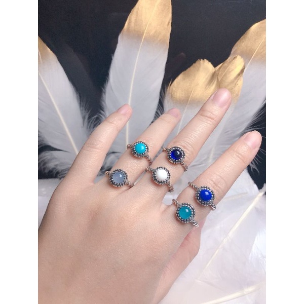 NHẪN BẠC ĐÁ CÔNG NGHIỆP