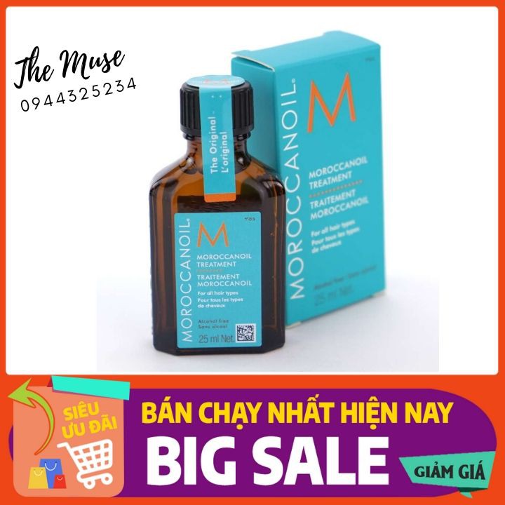 MOROCCANOIL- Tinh Dầu Dưỡng Phục Hồi Tóc Moroccanoil 25ml