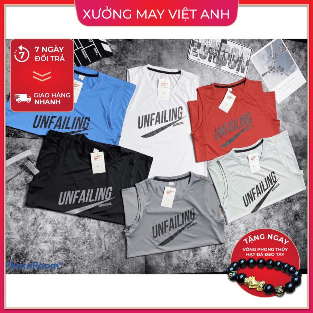 Áo Thể Thao sát nách cho Nam chất vải thun lạnh Tanktop 6 Màu UNFAILING - AN01 ་