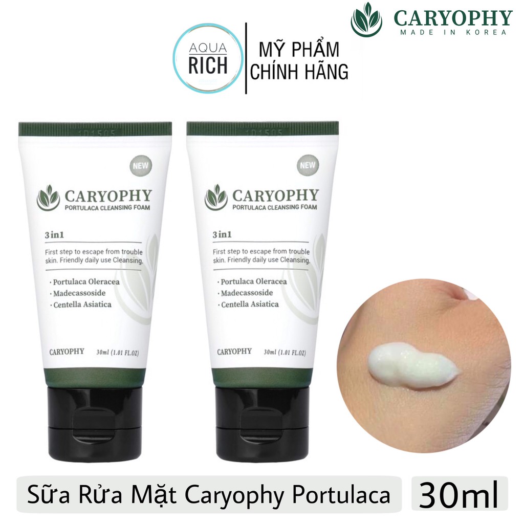 Sữa Rửa Mặt Caryophy Portulaca 30ml