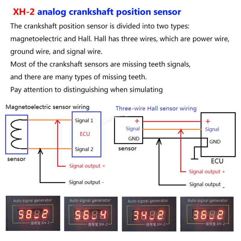 Máy Phát Tín Hiệu Cầm Tay Cảm Biến Vị Trí Trục Quay Tự Động Độ Chính Xác Cao Cho Xe Hơi