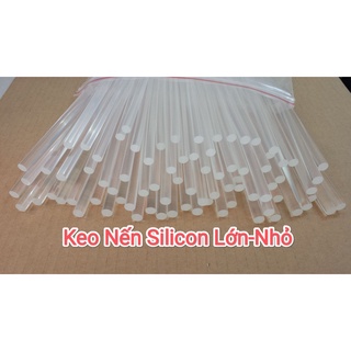 Keo cây silicon, keo nến silicon lớn-nhỏ loại tốt