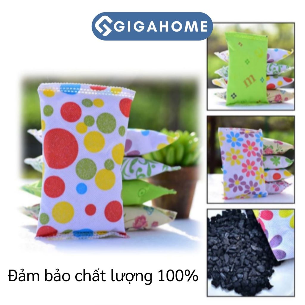 Túi Than Tre Hoạt Tính GIGAHOME Lọc Khí, Khử Mùi Ô Tô, Phòng Ở 7032