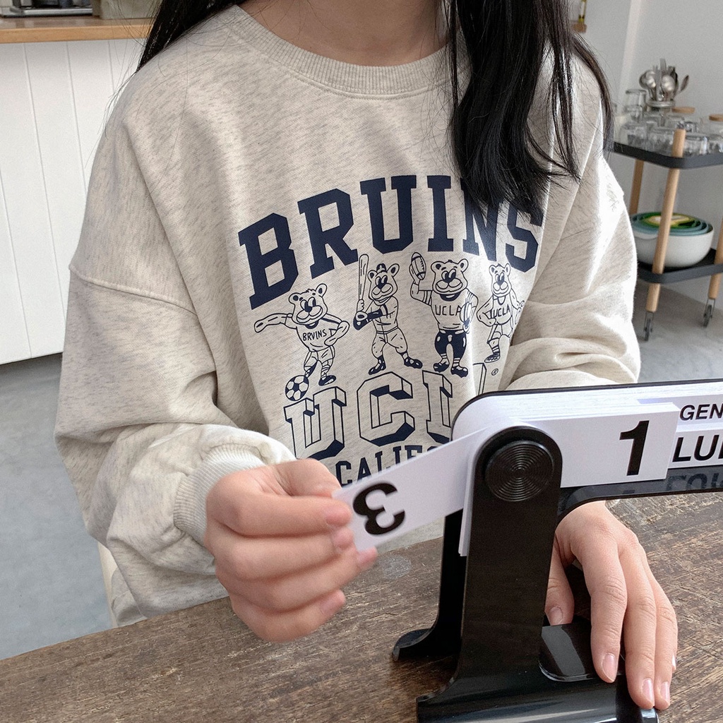 NRVP Áo Hoodie Dáng Rộng Thời Trang Hàn Quốc Đơn Giản Cá Tính Cho Nữ