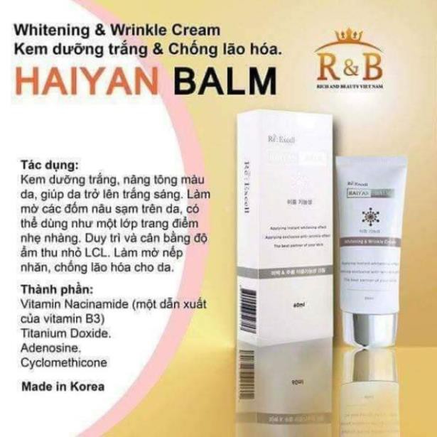 Kem dưỡng trắng và chống nhăn ban ngày Whitening & Wrinkle Cream- 60ml dùng cho mọi loại da
