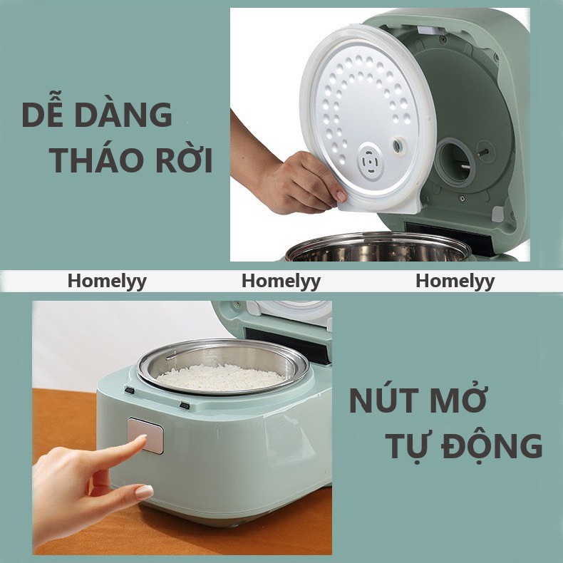 [Hàng Nội Địa Trung] Nồi cơm điện cảm ứng thông minh, đa năng 2,6L - BẢO HÀNH 12 THÁNG