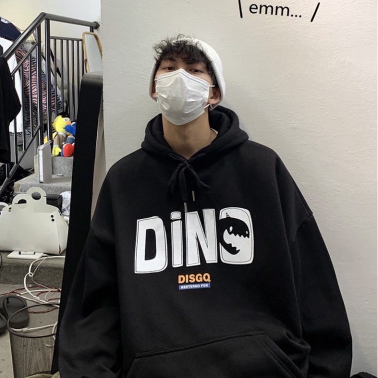 Áo Hoodie DINO Áo Nỉ Form Rộng Thụng In Hình Dino Unisex Phong Các Ulzzang | BigBuy360 - bigbuy360.vn