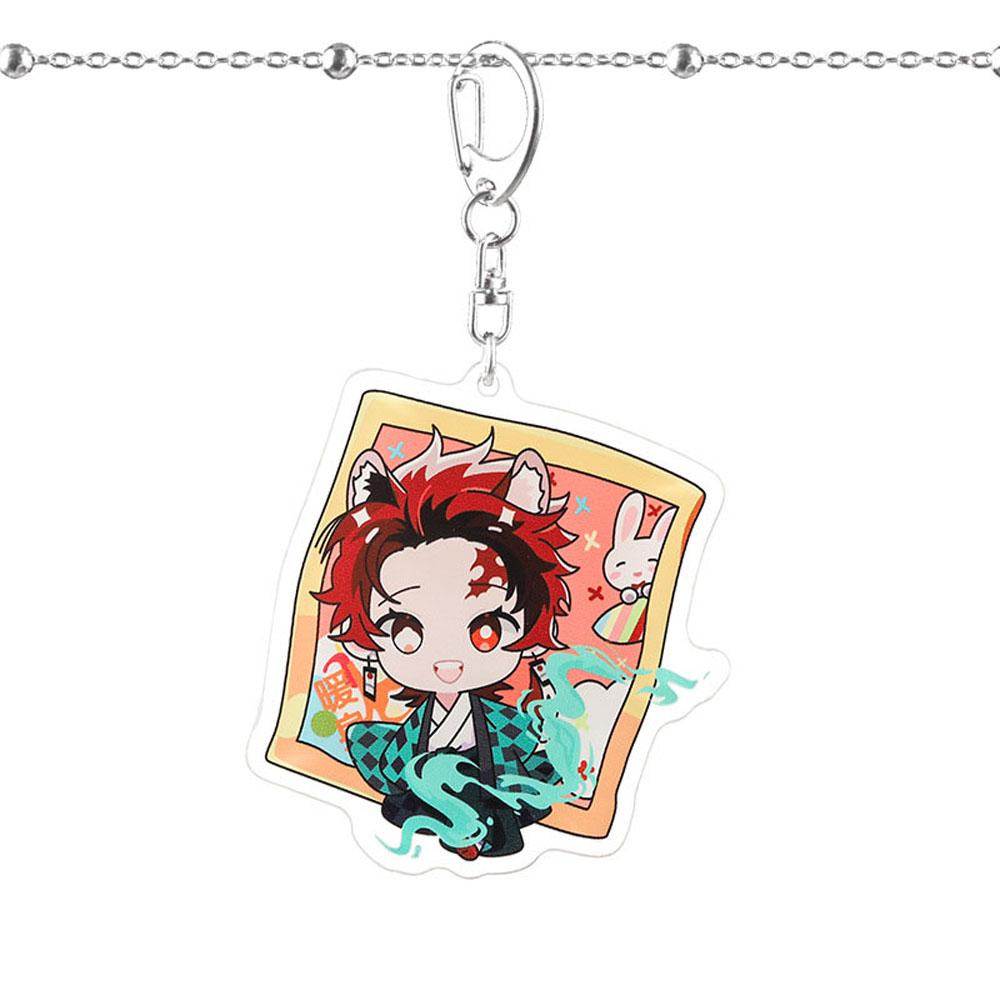 Mmluck Móc Khóa Hình Demon Slayer Kimetsu No Yaiba Thu Nhỏ Inosuke Giyuu
