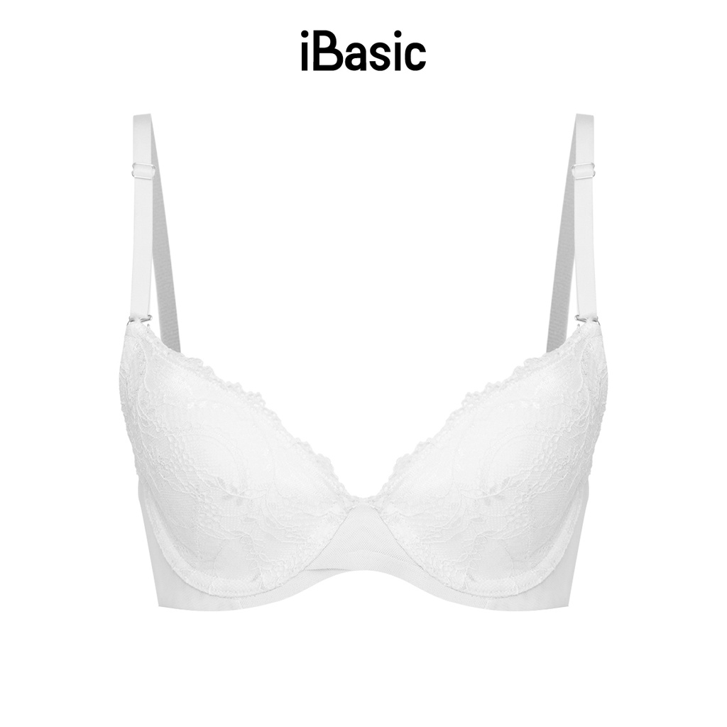 Áo ngực có gọng mút mỏng ren Tshirt iBasic BRAW125