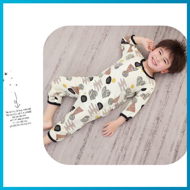 Bộ quần áo dài tay, bộ thu đông họa tiết đáng yêu cho bé trai, bé gái từ 10-32 Kg. Bộ ngủ pijama