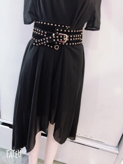 Đầm voan maxi combo
