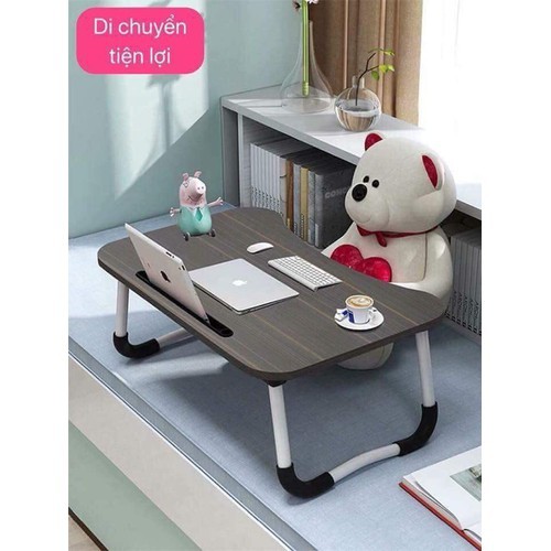Bàn gấp gọn có khe để ipad hàng xịn - bàn học