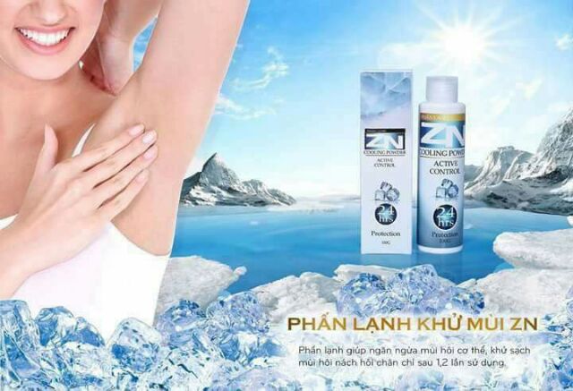 DEAL Phấn lạnh khử mùi hôi cơ thể zn