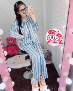 Đồ bộ dài tay VIP (lụa satin cao cấp)