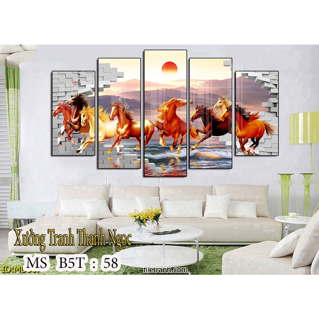 Set 5 tranh tráng gương 💥HÀNG CAO CẤP💥 tranh treo tường thiết kế sang có có thể đem làm quà tặng | BigBuy360 - bigbuy360.vn