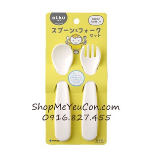 Bộ thìa dĩa nhựa cho bé