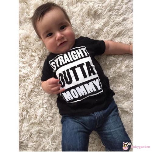 Áo Thun Cotton Tay Ngắn Cho Bé Trai