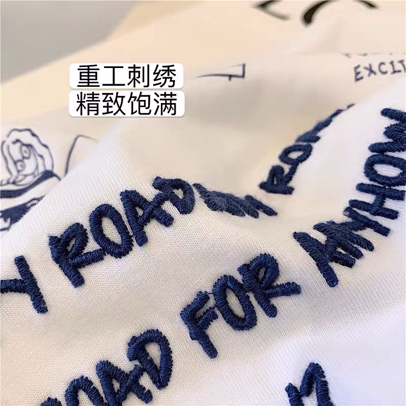 Áo phông chữ thêu hàng oder tabao 🍑🍑