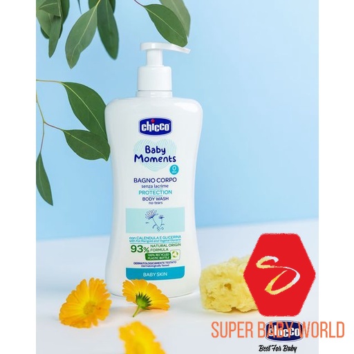 Sữa tắm gội chiết xuất Hoa cúc 0M+ Chicco