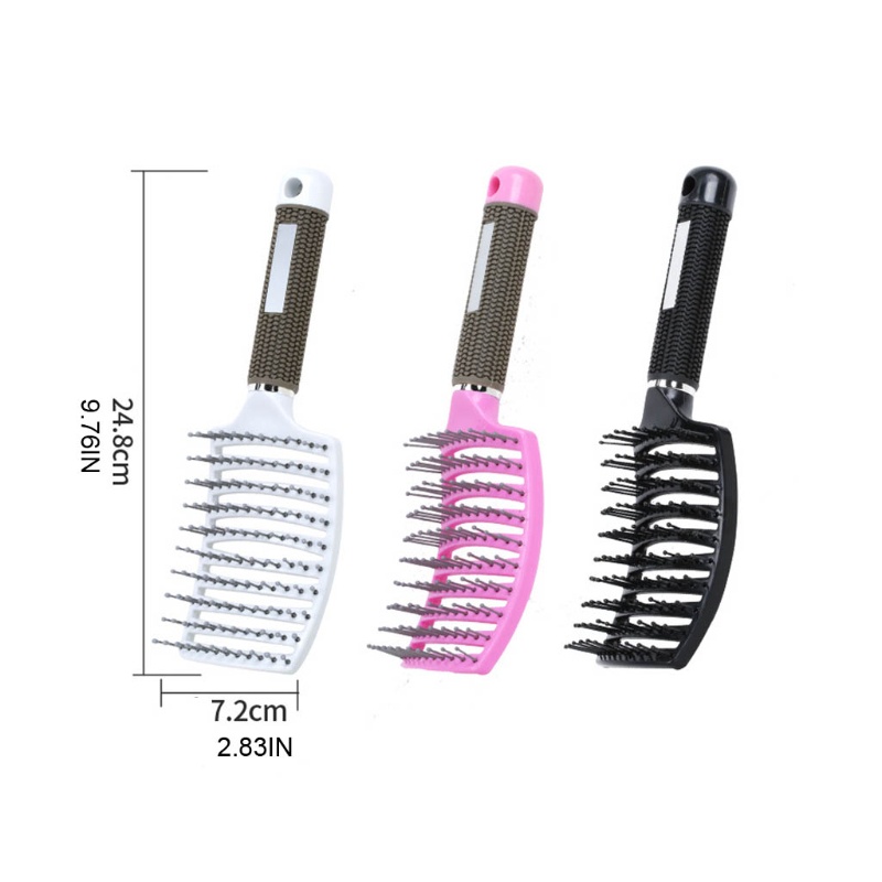 Lược Tạo Kiểu Tóc Chống Tĩnh Điện Thiết Kế Cong YOUYO