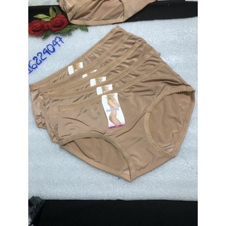 Set 10c quần lót nữ thun lạnh màu da, quần chíp nữ thun lạnh