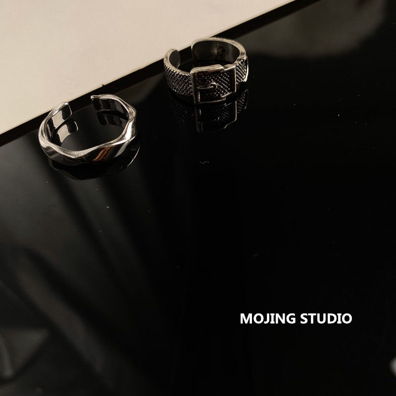 Nhẫn hở phong cách Retro cá tính thời trang