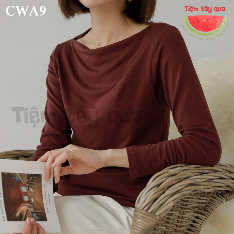 ÁO DÀI TAY CỔ THUYỀN THANH LỊCH