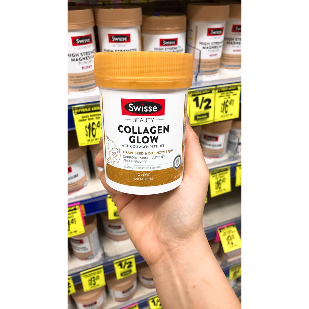 Viên uống Swisse collagen glow 60 viên và 120 viên - Hàng Úc đủ bill | BigBuy360 - bigbuy360.vn