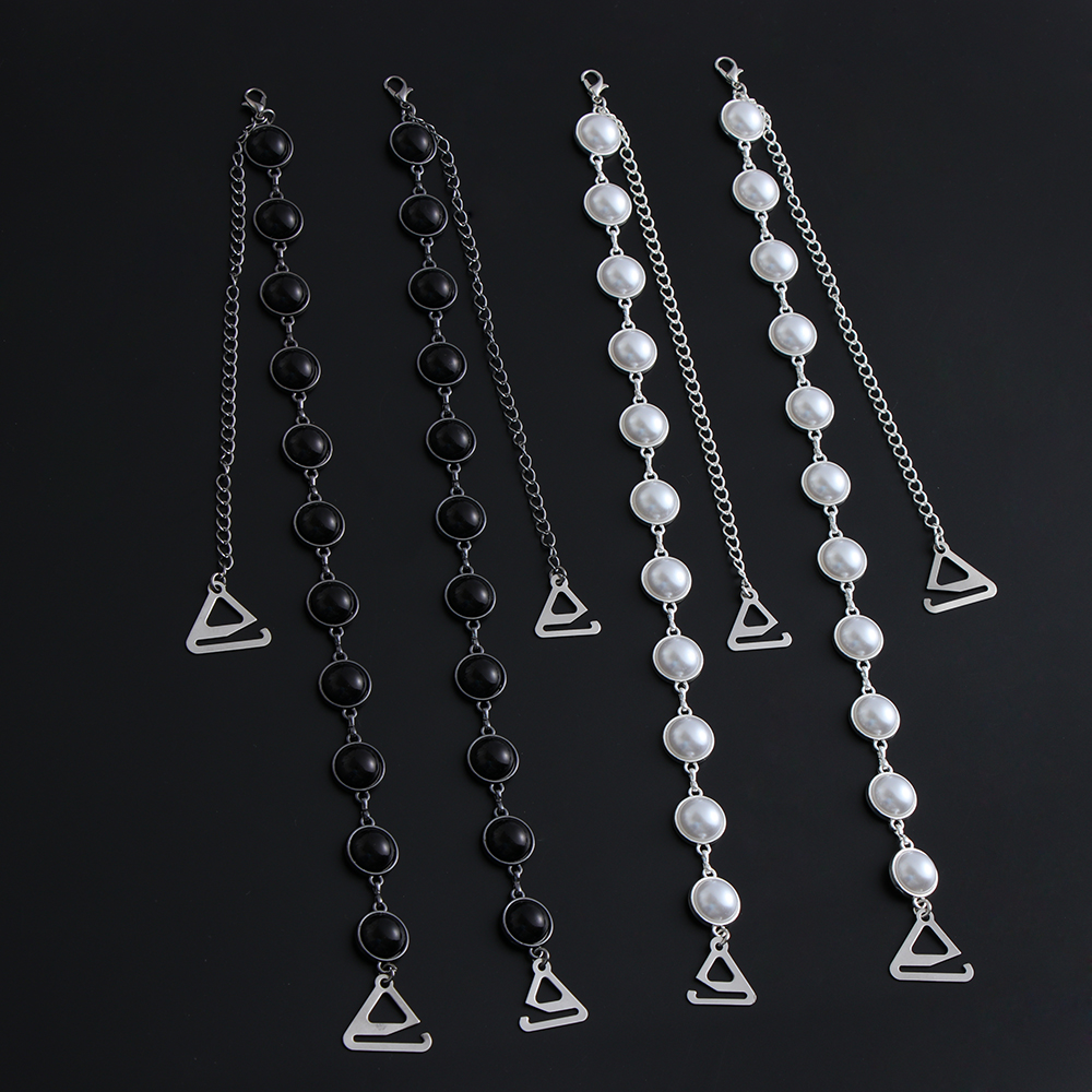 (Hàng Mới Về) Dây Đeo Áo Ngực Đính Ngọc Trai Giả Có Thể Điều Chỉnh Cho Nữ