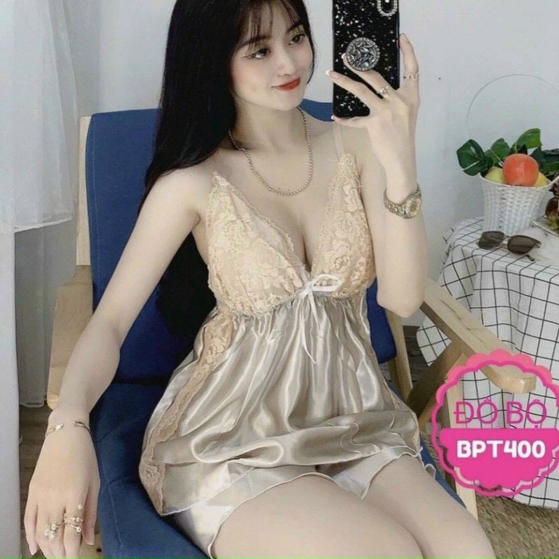 đồ ngủ phi bóng gợi cảm 2 dây quyến rủ sexy | BigBuy360 - bigbuy360.vn