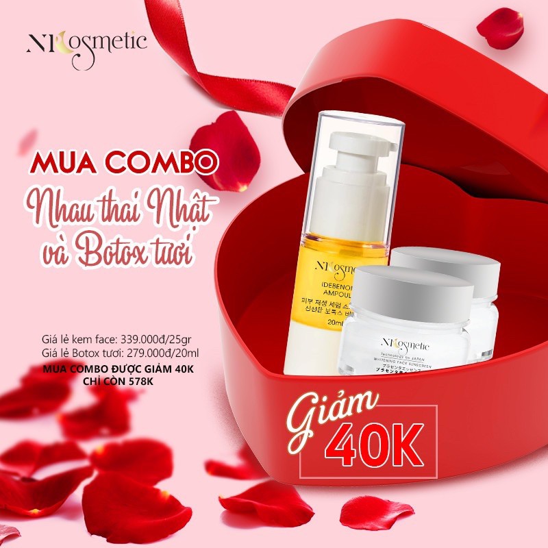 COMBO FACE TÁI SINH LÀN DA | Face Lotion và Botox Vitamin C