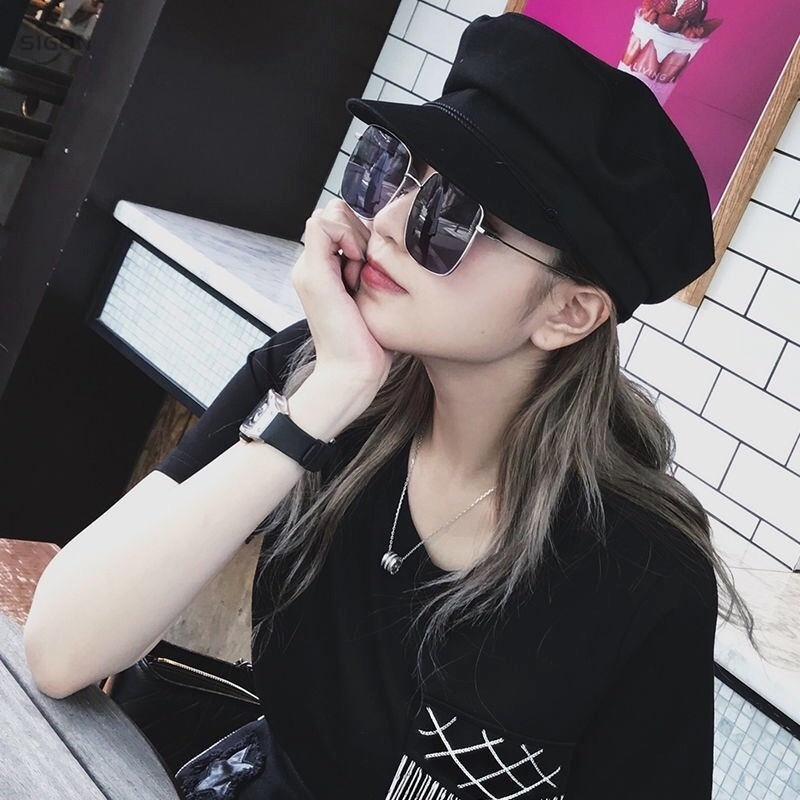 Kính mát gọng vuông phong cách retro cho nữ