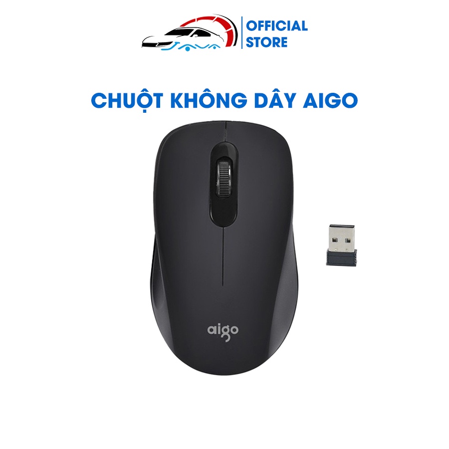 [ CHUỘT GIẢM ÂM-ĐỘ NHẠY CAO ] Chuột không dây Wireless Aigo- Tự động ngắt khi không dùng