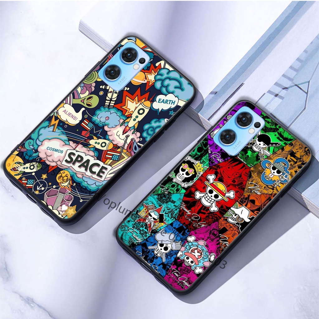 Ốp lưng oppo ReNo 7 / ReNo 7 5G / ReNo 7Z in hình thương hiệu thời trang đa sắc cá tính.