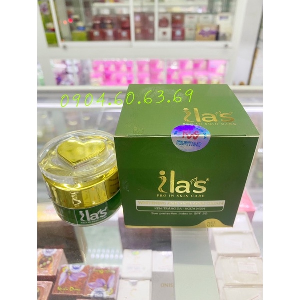 Kem ILAS PRO IN SKIN CARE 12G Trắng Da-Ngừa Mụn