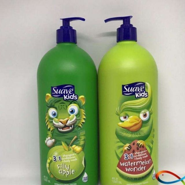 SỮA TẮM GỘI 2/1 SUAVE KIDS - MỸ 1180ml/525 ML