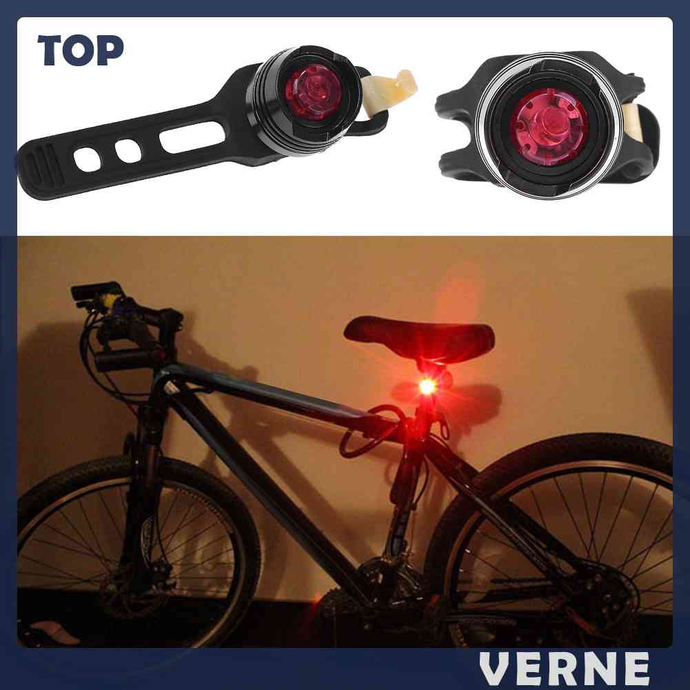 Đèn LED Silicone Cảnh Báo Cho Đuôi Xe Đạp VERNE 3 Chế Độ