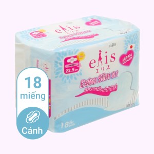 Băng vệ sinh Elis Extra Slim 0.1 Cottonplus siêu mỏng có cánh