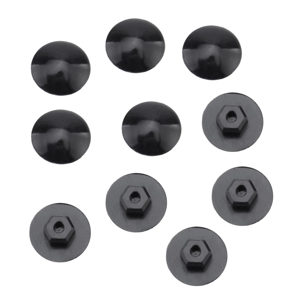 Set 10 Bu Lông Cao Su Màu Đen Chống Nước Chống Bụi Cho Xe Đạp M6