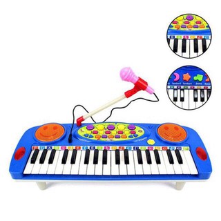 Đàn organ dùng pin cho bé có kem micro hiệu Electronic