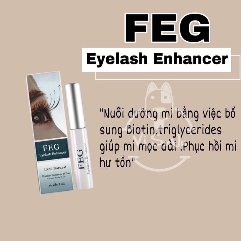 Combo dưỡng mi FEG kích thích mọc mi siêu xuất xắc chính hãng 100%