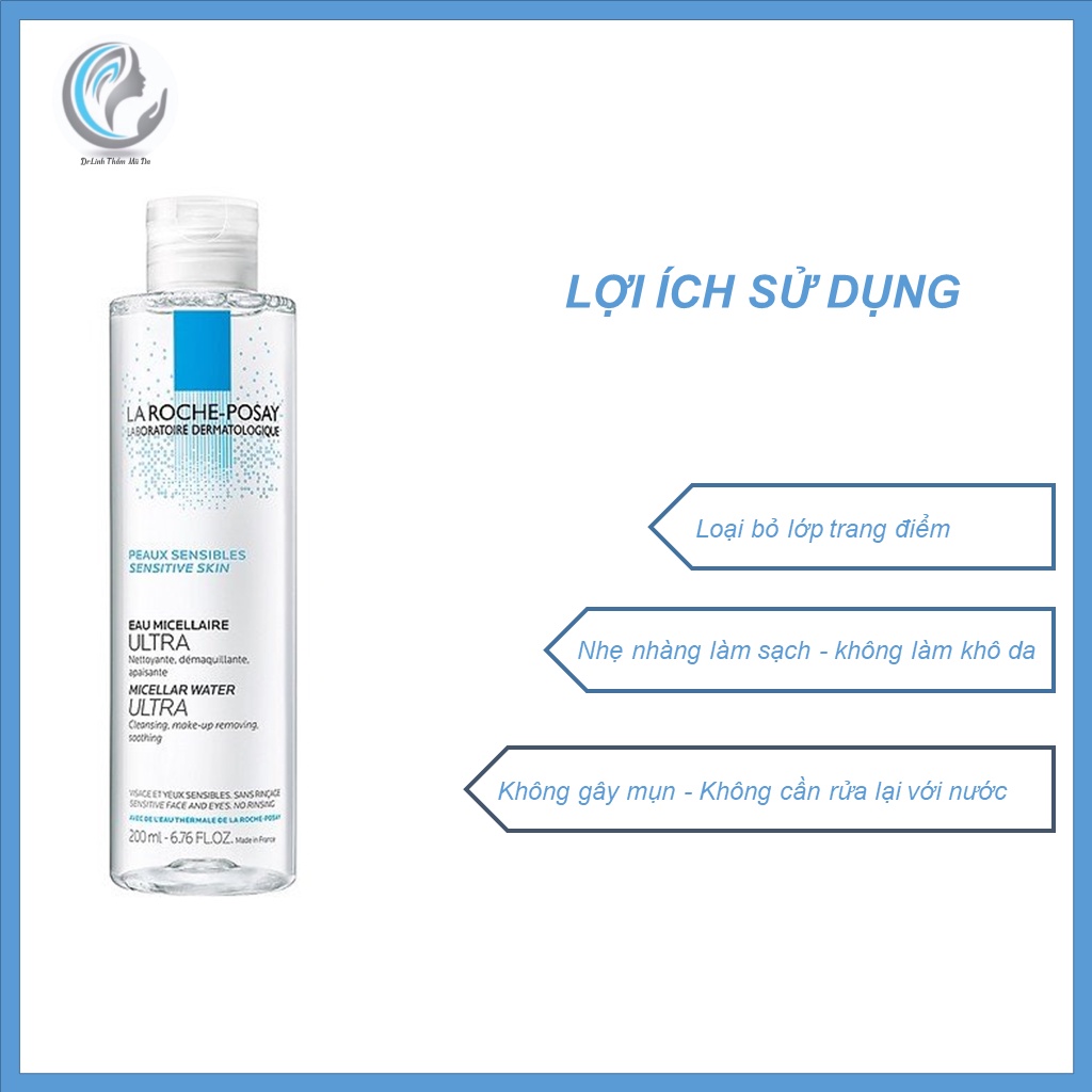 Nước Tẩy Trang Cho Da  Nhạy Cảm La Roche Posay Micellar Water Ultra Sensitive Skin TT06