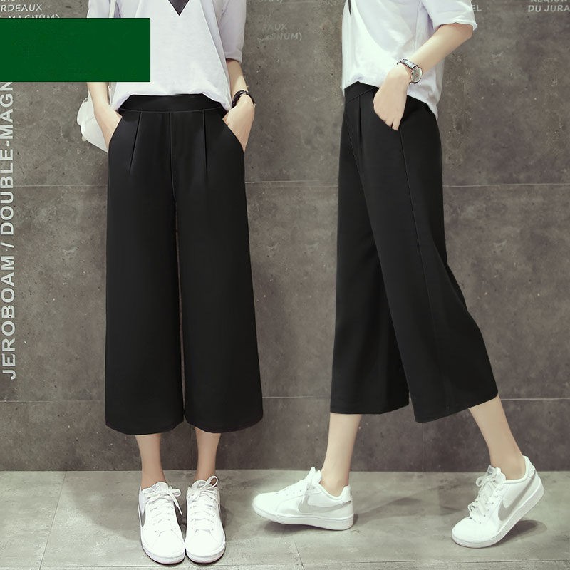 Quần ống rộng lưng thun co dãn cho nữ | BigBuy360 - bigbuy360.vn