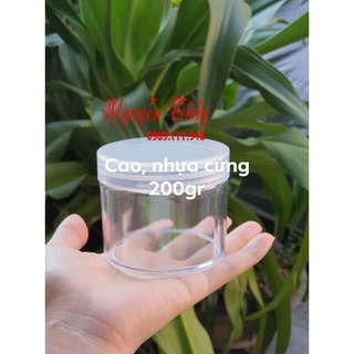 Hũ trong suốt 250gr