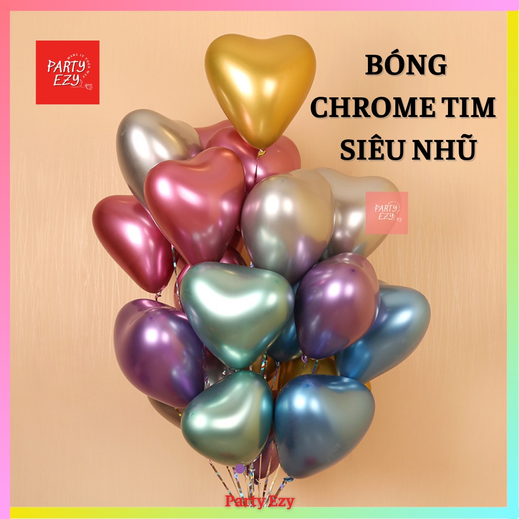 BÓNG CHROME TIM SIÊU NHŨ - ĐỦ MÀU