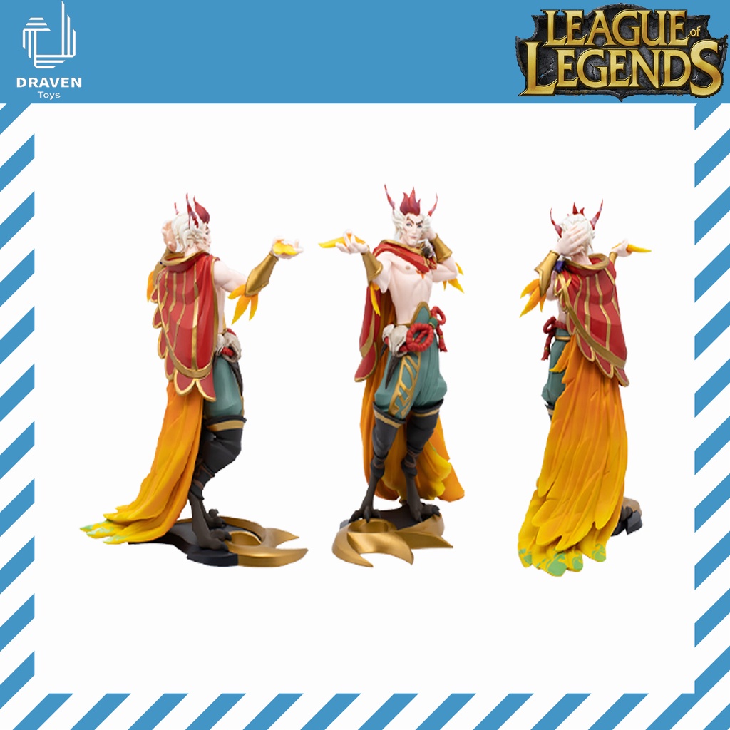 Mô hình cặp đôi hoàn hảo Rakan và Xayah Unlocked Statue - Chính hãng Riot Games - Liên Minh Huyền Thoại