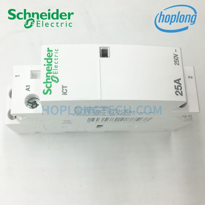 A9C20731 Khởi động từ 1P tiếp điểm 1NO dòng điện 25A điện áp cuông dây 230/240VAC Acti9 SCHNEIDER